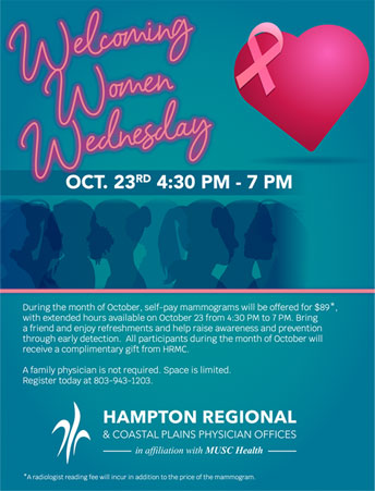 womens wednesday october breast canser